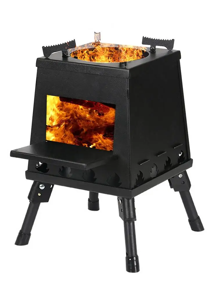 

Туристическая деревянная плита, портативная складная титановая горелка, спиртовая, для отдыха на открытом воздухе, туризма, Выживание