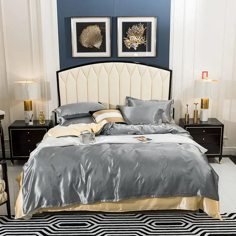 Тенсел ткань мягкая шелковистая кровать комбинированные продукты включают