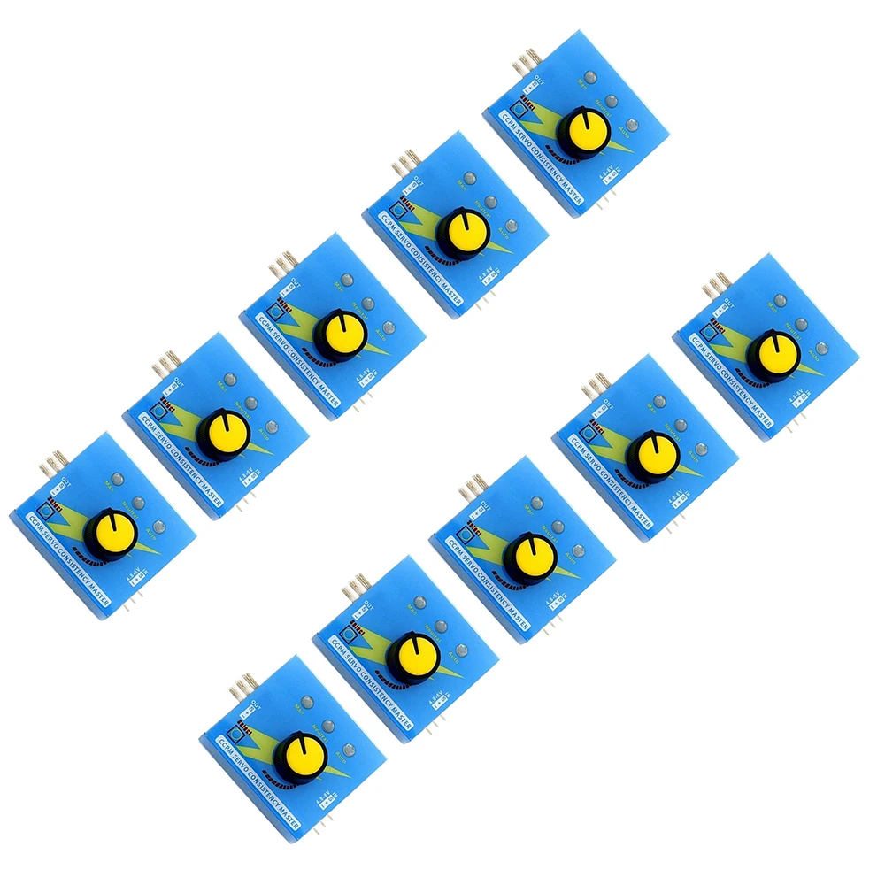 

10/20pcs Multi Servo Tester 3CH ECS Consistency Speed Controler Power Channel CCPM Meter Master Checker RC Dron Helicopter Parts