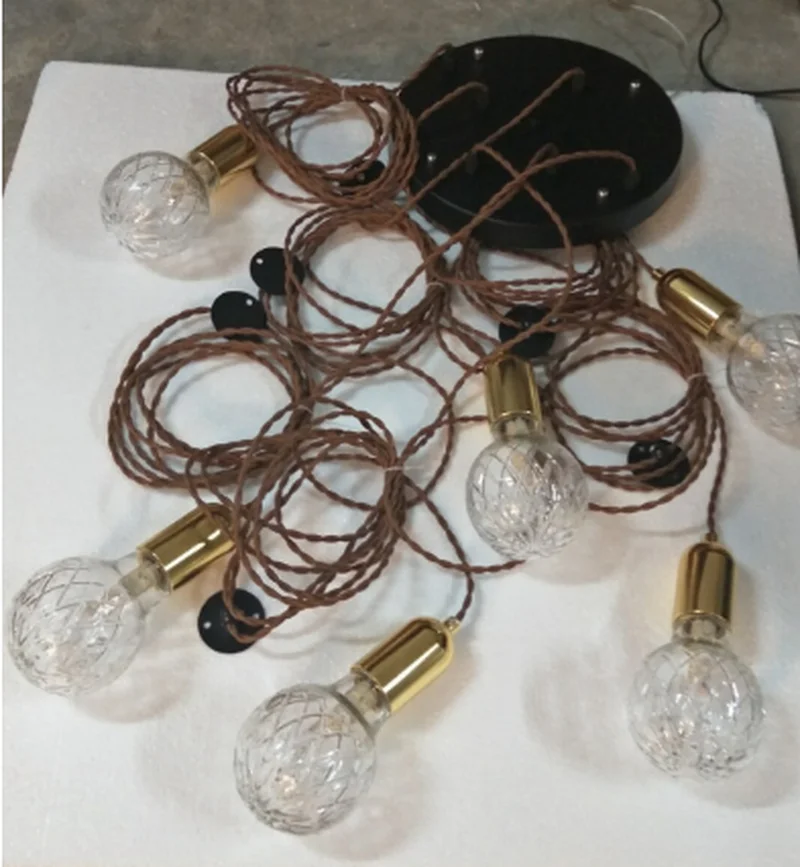 Современный хрустальный светодиодный G9 стеклянный светильник с одной головкой