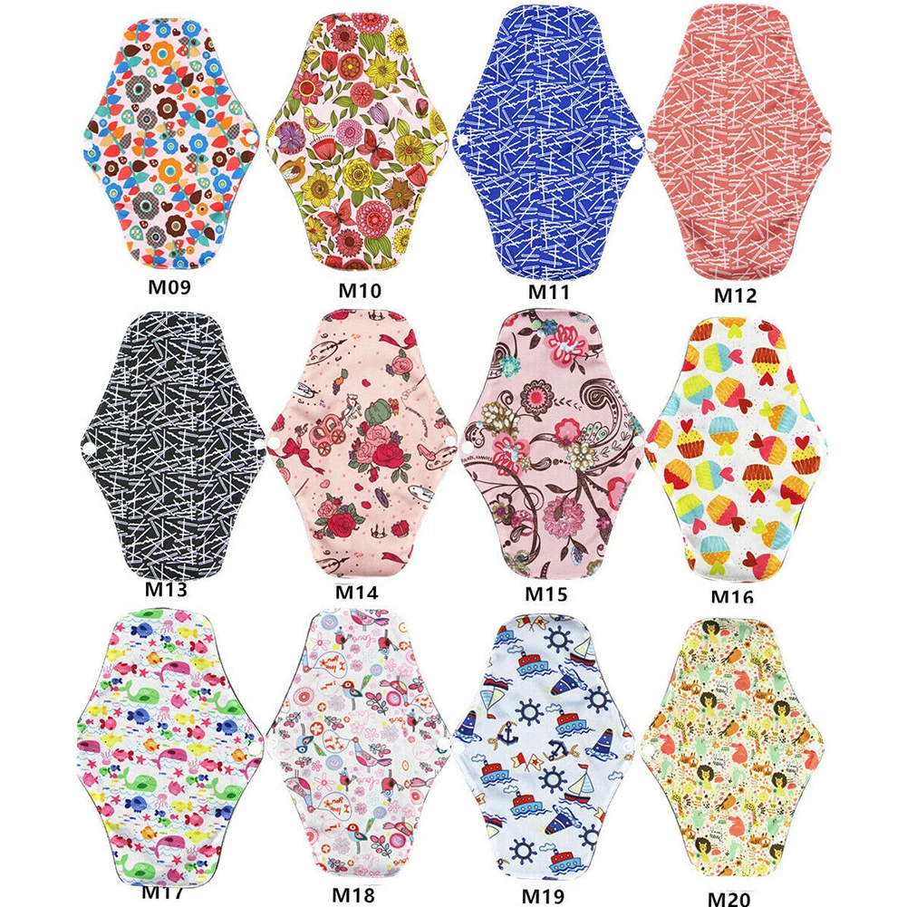 6 шт. моющийся санитарный коврик для подгузников анти Тканевый вкладыш трусиков