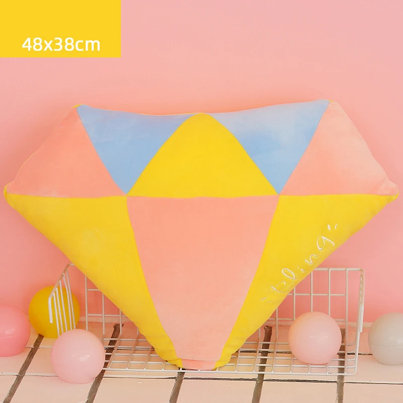 Throw Embrace Pillow Rainbow Cloud Lovely Pink Soft Cushion Sofa Living room Home Decor Solid Color Princess Plush Toy Cushions | Дом и сад