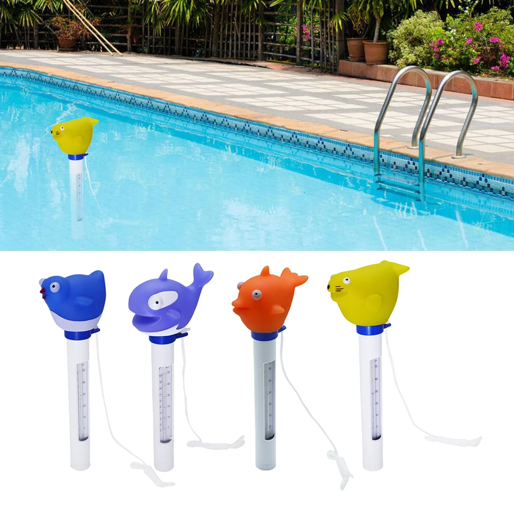 

Точный ПВХ плавающий термометр с веревкой для бассейна, горячей ванны, спа-аквариума, домашнего сада