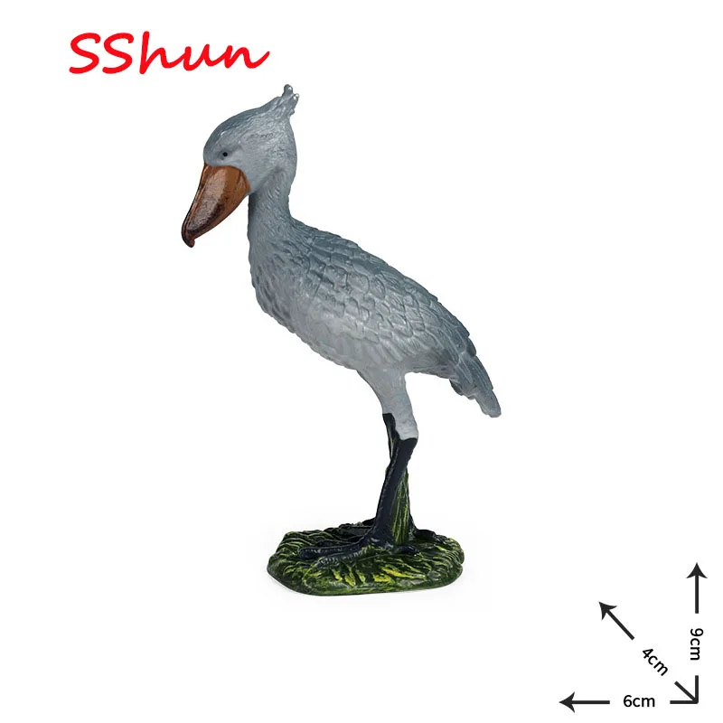 

Children simulation solid wild animal model toy static bird bald owl red-headed gull whalehead crane scene decoration