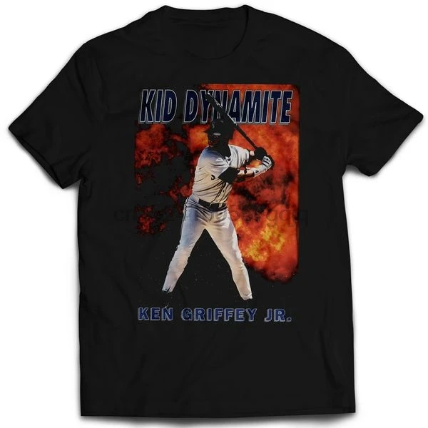 Мужская винтажная футболка с рисунком динамита Кена Гриффи младшего Женская