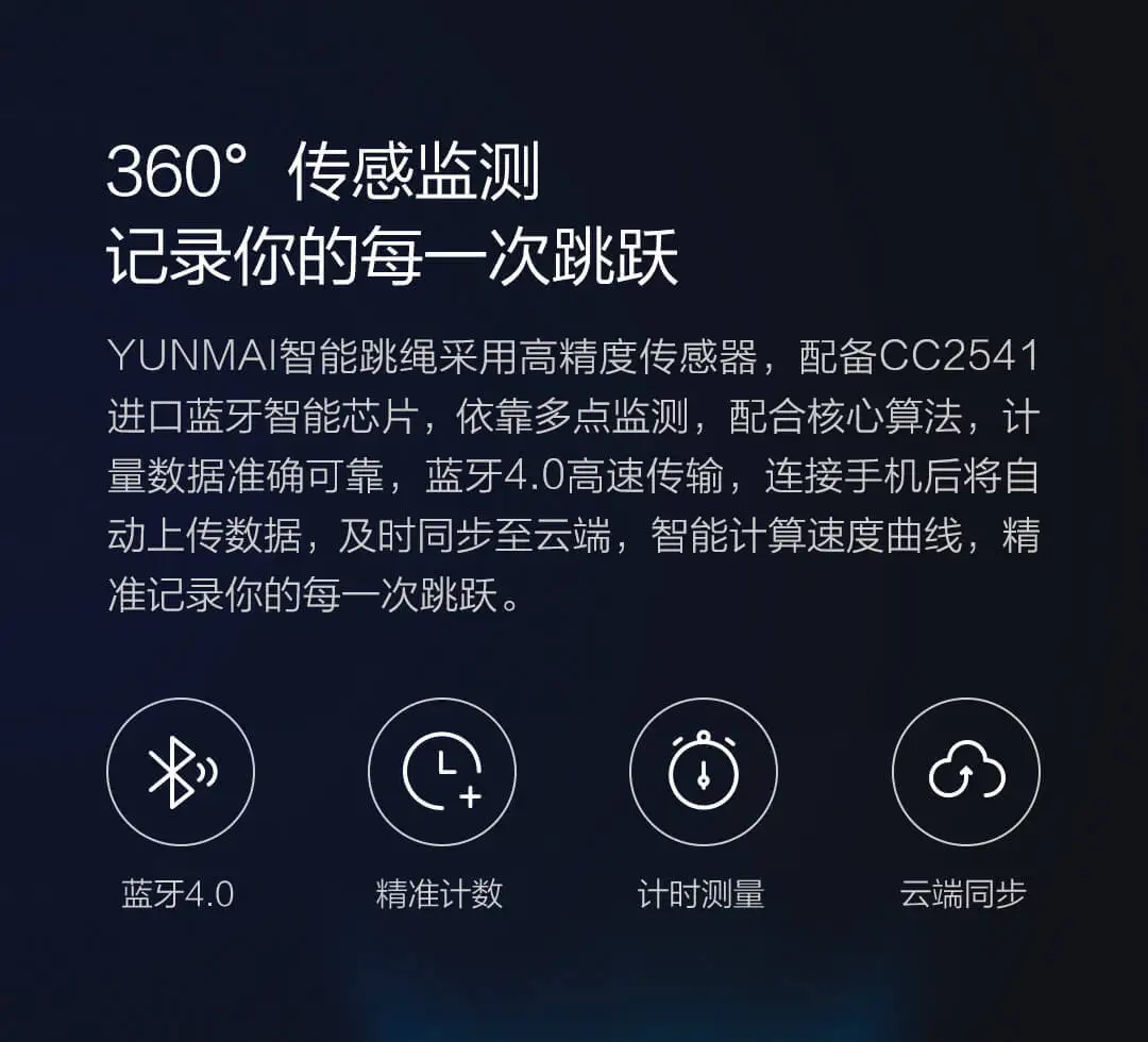 Xiaomi Yunmai умная тренировка веревка для спорта фитнес вес для жиросжигания Xiomi Смарт веревка Скакалка Профессиональная Скакалка