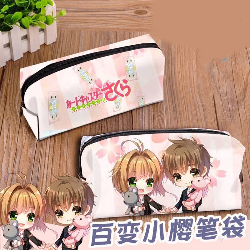 Чехол для карандашей с принтом японского аниме 1 шт. |