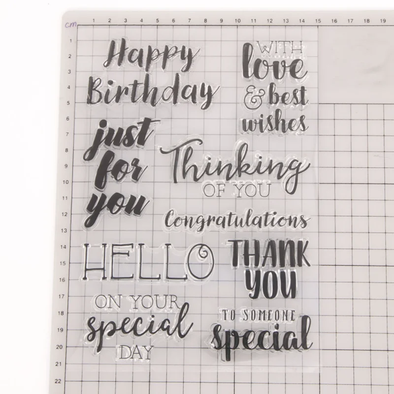 Рисунок 3 - прозрачный силиконовый штамп с