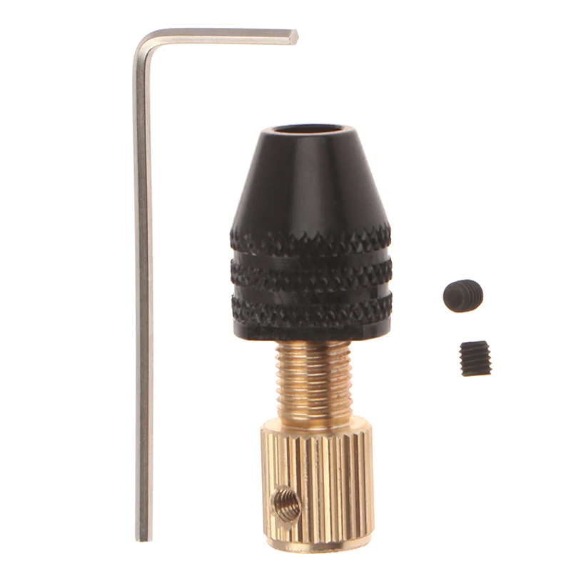

2.3mm/3.17mm/5mm Electric Motor Shaft Mini Drill Chuck Fixture 0.5-3.2mm Drill Bit Micro Drill Chuck Hex Drill Chuck Adapter New