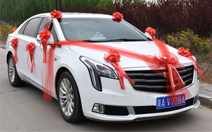 Набор декоративных цветов в простом стиле для автомобиля свадебные украшения