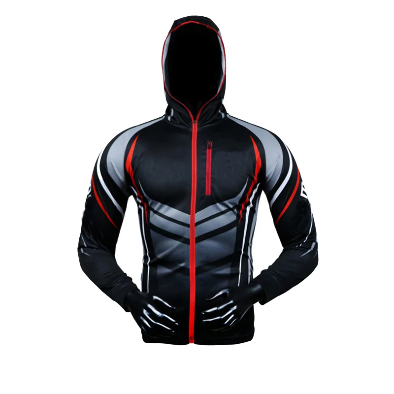 Прямая поставка одежда для рыбалки мужская куртка с капюшоном быстросохнущее