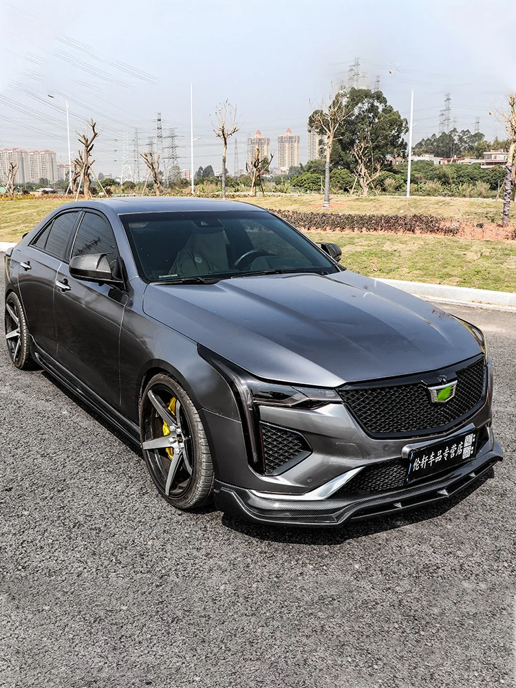 

Комплект для Cadillac Ct5/Ct4, спортивный объемный спойлер с боковой юбкой, задняя Передняя Лопата