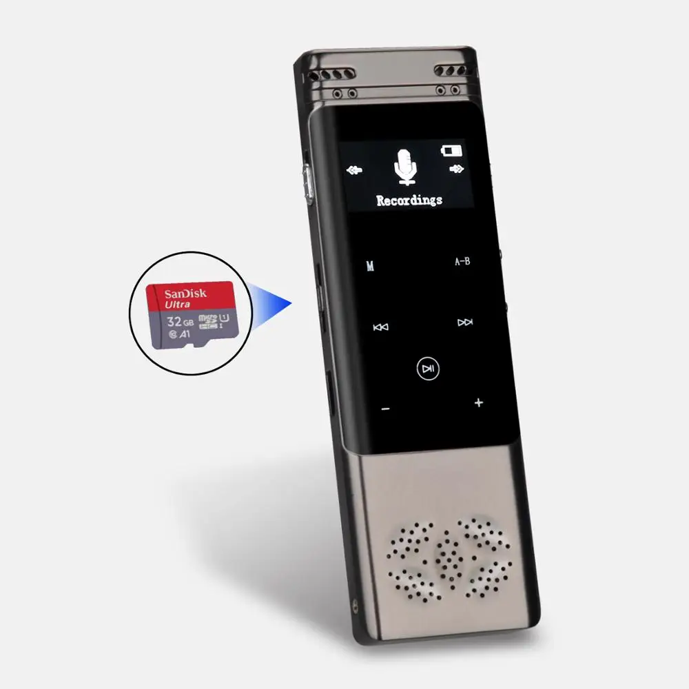 Профессиональный диктофон с голосовой активацией 8 ГБ 16 USB-ручкой Запись Mp3 Micro
