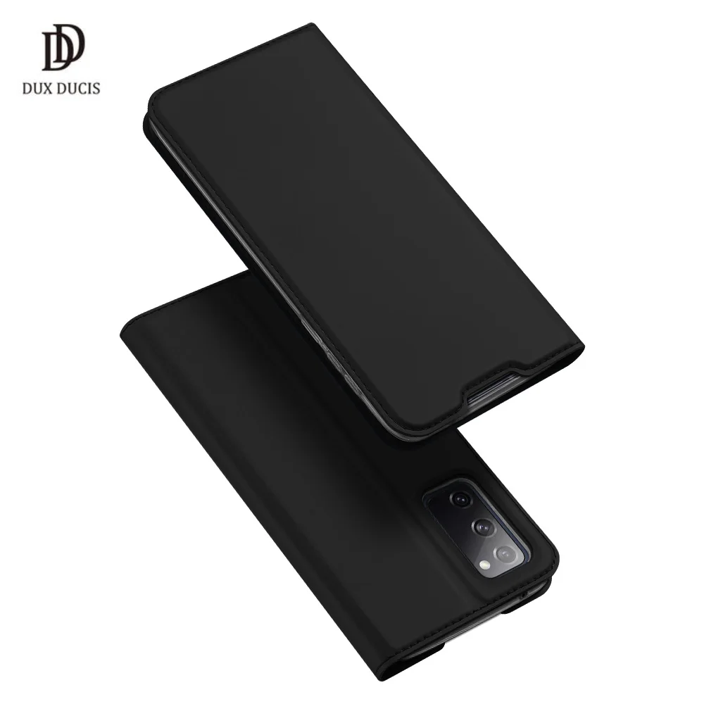 

For Samsung Galaxy S20 FE Case DUX DUCIS Magnetic Stand Flip PU Wallet Leather Case for Samsung S20 FE Cover With Card Slot
