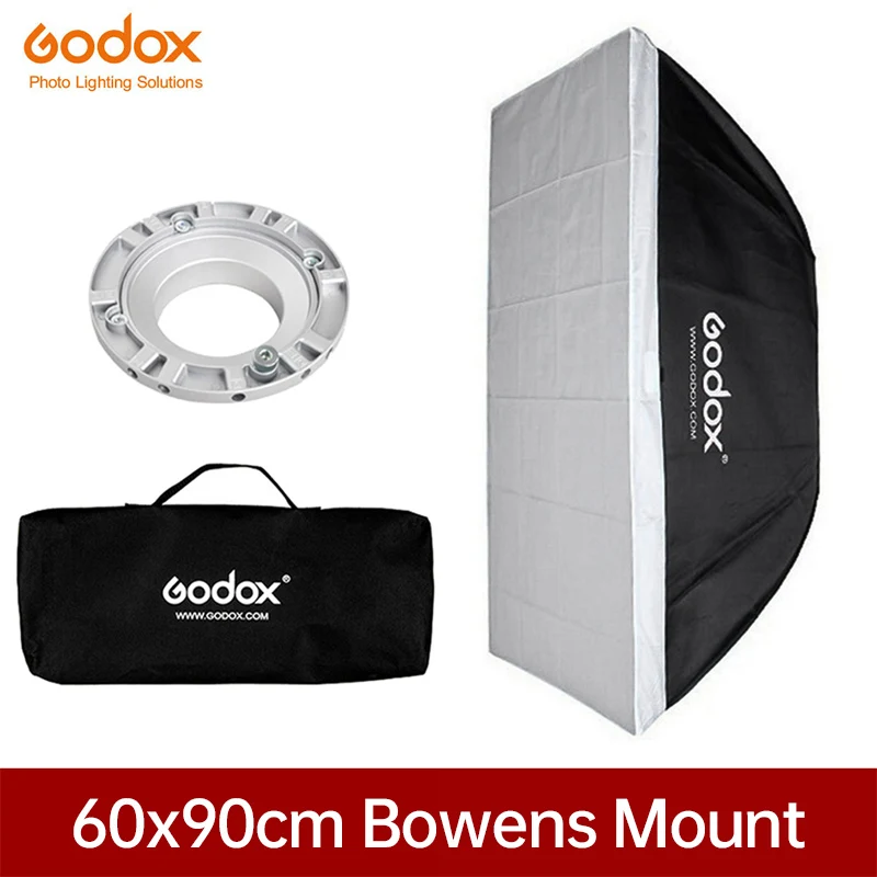 

Godox 24"x35" 60x90cm Softbox soft box Reflective Diffuser with Bowens Mount for Studio Strobe Flash Light Photography Lighting
