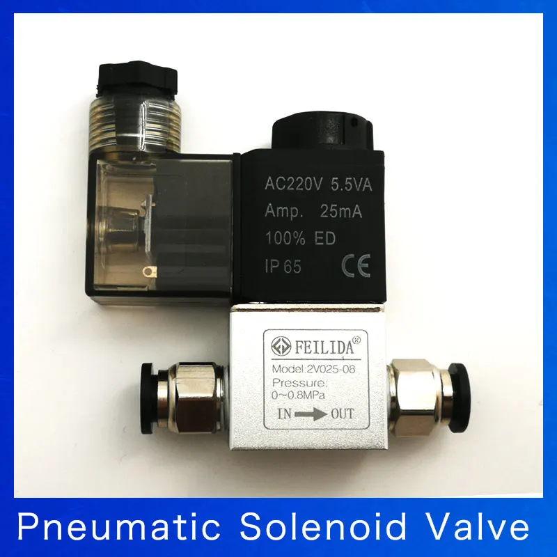 Air Solenoid Valves 2V025-08 2 Position 2 Port 1/4