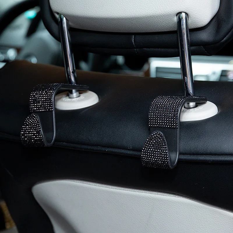 

Bling Diamond Hanger Bling General Headrest Stand Storage Rack Interior Accessories