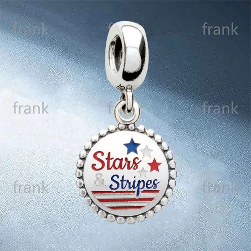 

2021 New Round Gear Tag Star Stripe Letter Commemorative Sterling Silver Pendant ENG791169_42