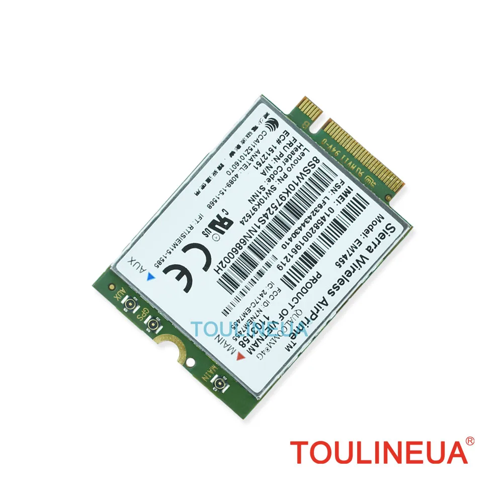 EM7455 FRU Gobi6000 FDD TDD LTE 4G WWAN    Lenovo T460s L460 L560 T460 T460p X270 Yoga 260 P40 P50 P70