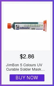 JimBon 1x 10cc паяльная паста флюсовая смазка с 10x иглой NC-559 УФ BGA PCB для сварочных инструментов Расширенный масляный флюс смазка