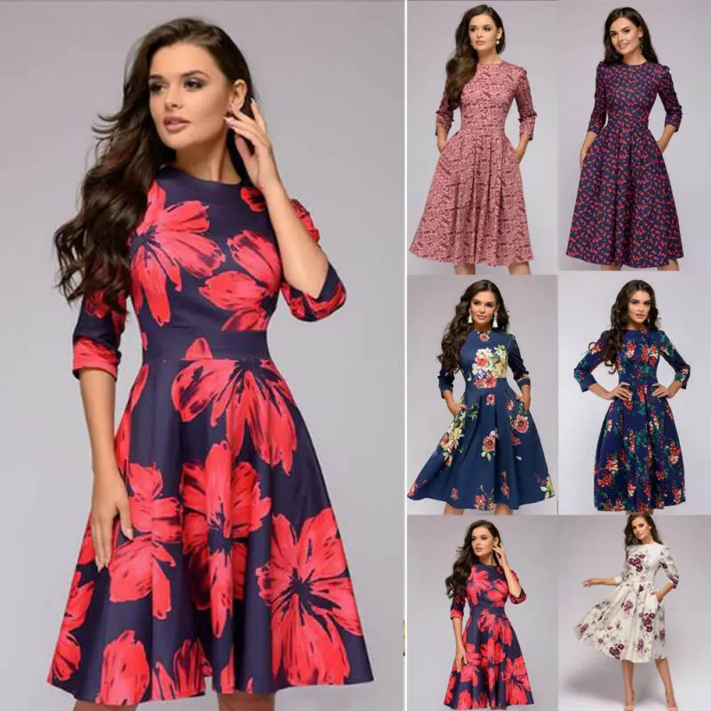 Осенне-зимнее женское платье в стиле ретро с длинным рукавом облегающее