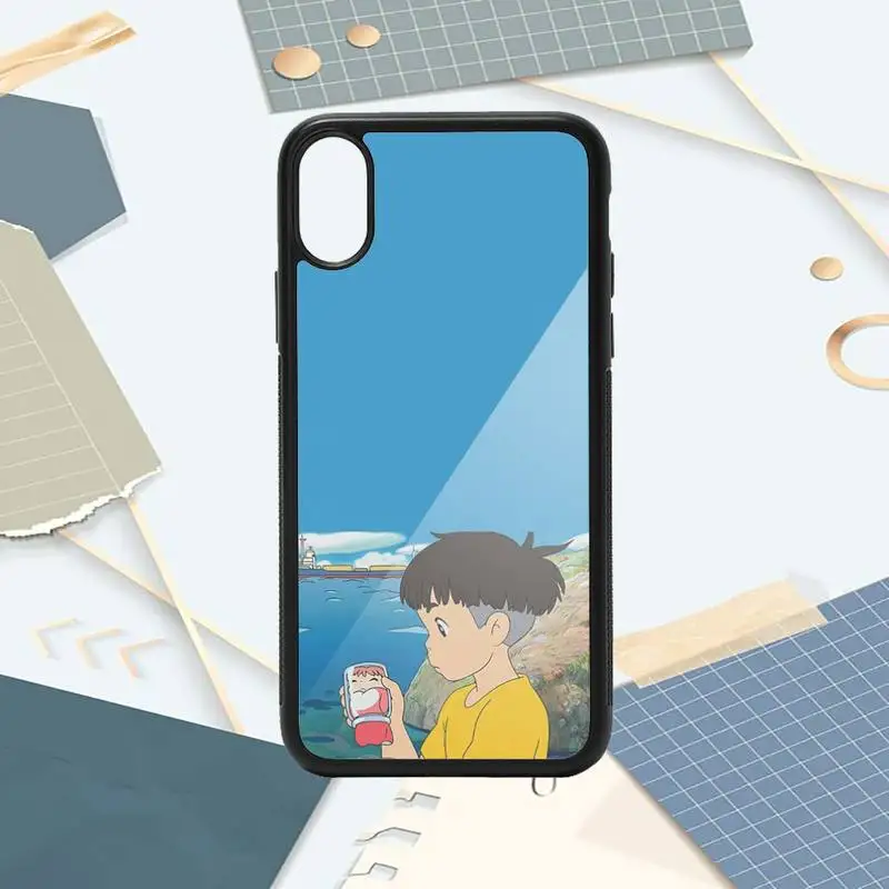 

Anime Gake no ue no Ponyo Phone Case PC for iPhone 11 12 pro XS MAX 8 7 6 6S Plus X 5S SE 2020 XR