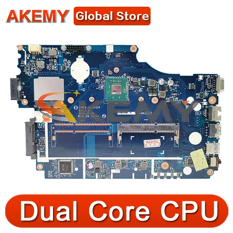 

Z5WE3 LA-A621P E1-510 Motherboard For ACER Aspire E1-510P E1-510-2500 Laptop Mainboard W/ Celeron Dual Core CPU DDR3 100% Tested