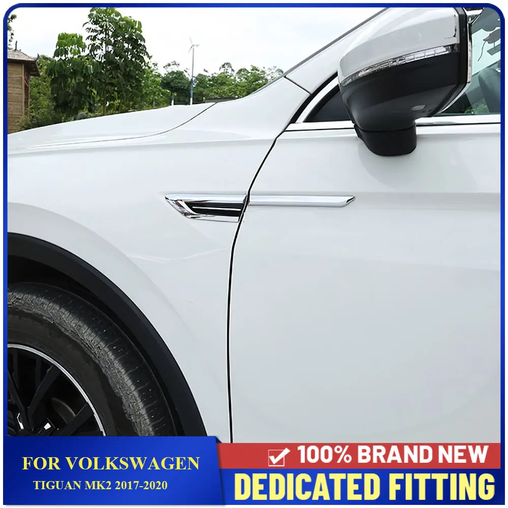 

For Volkswagen VW Tiguan MK2 2017 2018 2019 2020 Side Door Body Fender Emblem Sticker Car Body Standard Fender Accessories