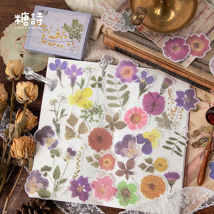 80pcs/set Vintage Objects Journal Decorative Stickers Scrapbooking Stick Label Diary Stationery Album Matchbox | Канцтовары для