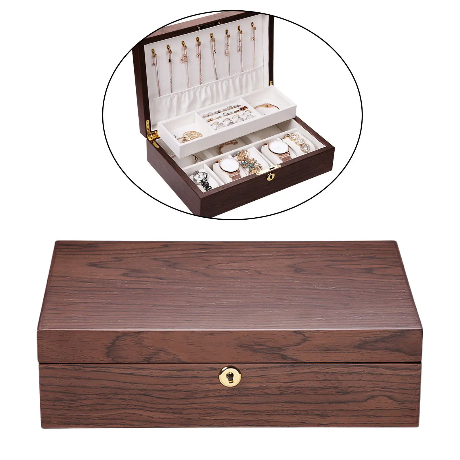 Продажа Портативный Компактный органайзер, Дорожный Чехол для украшений для женщин, серьги, кольцо, ожерелье, часы