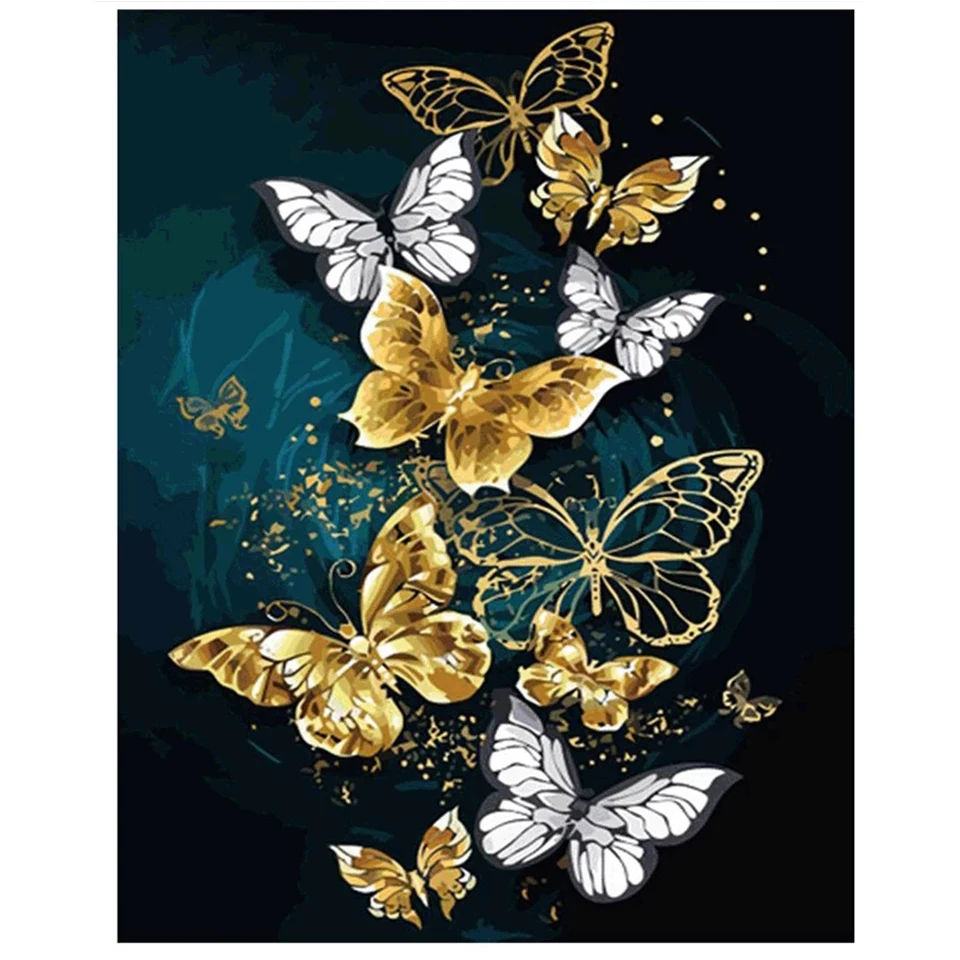 

Diamond Embroidery Painting Puzzle 5d,Full,Round Diamond Painting Christmas,square Rhinestone,Mosaic Abstract Butterfly Pattern