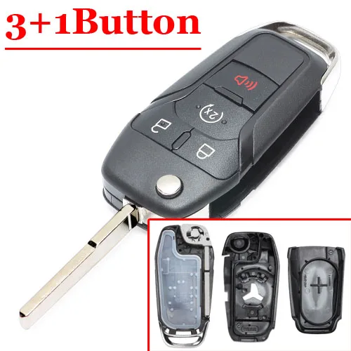 XNRKEY высококачественный Сменный Чехол с дистанционным управлением новый 3 + 1