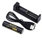 Sofirn 1 шт. 18650 3000 мАч перезаряжаемый аккумулятор + 1 шт. USB зарядное устройство для 18650 14500 10400 16340 26650 один слот зарядное устройство s наборы