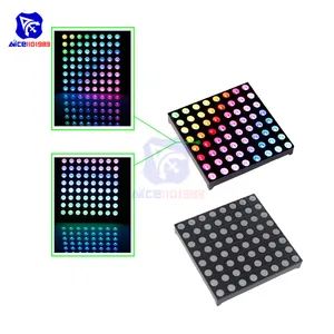 Светодиодная матрица diymore 8x8 RGB, общий анод диаметром 5 мм Светодиодная панель