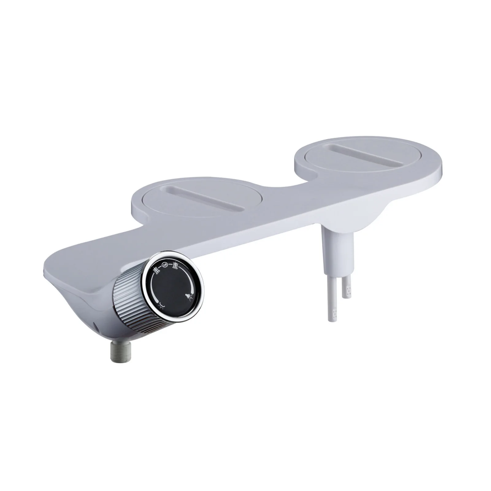 

Dual Nozzle Home Hygiene Adjustable Toilet Butt Washing Manual Bidet Tool Easy Install Spray Cold Water Thin Self-cleaning