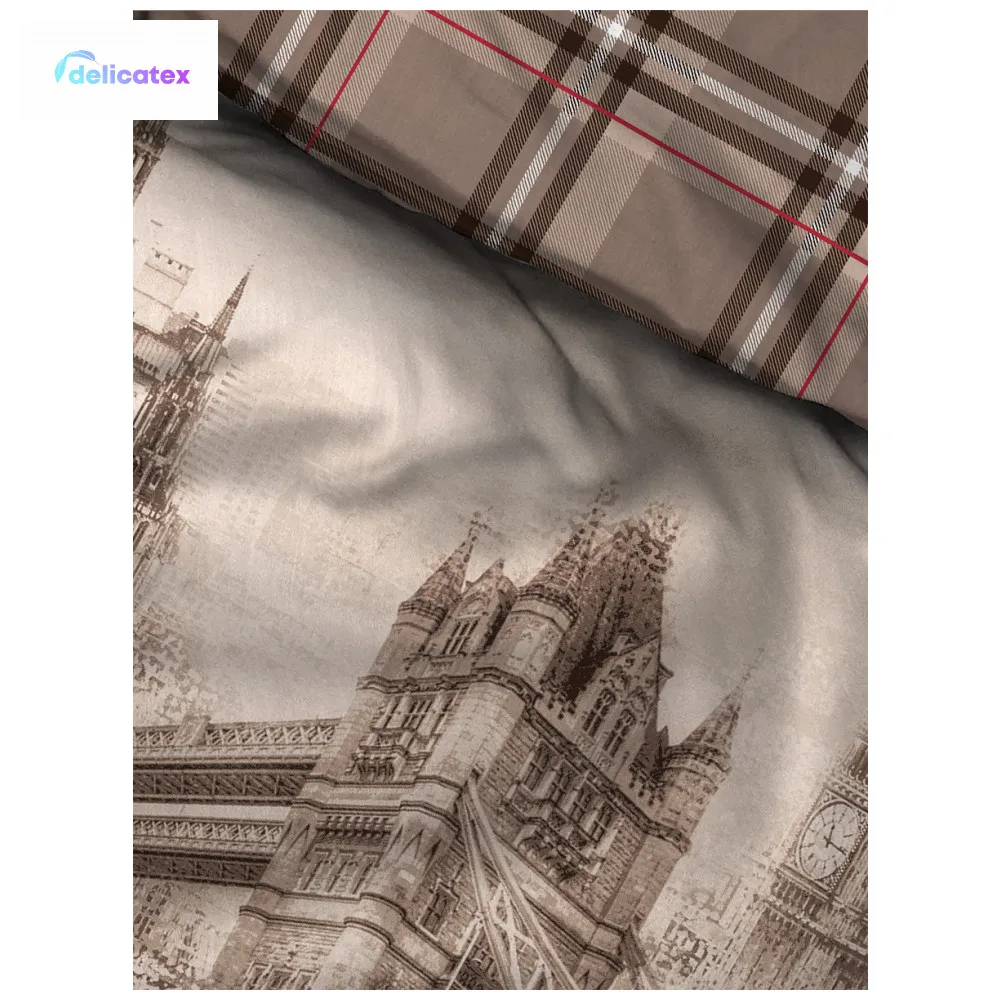 Комплект постельное белье КПБ био комфорт \&quotWenge\&quot (70х70) рис. 6456-1 Oxford | Дом и сад