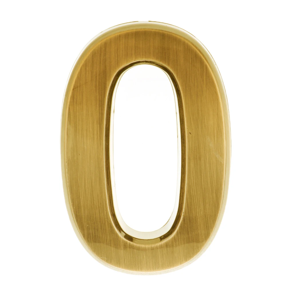 

Golden Door Number Sign Plaque Number House Hotel Address Door Address Digits Sticker Mark Sign Plate