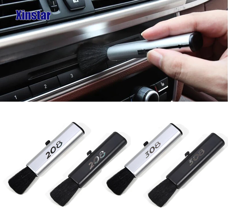 

Car Air Outlet Vents Dusting Brush sticker for Peugeot 208 308