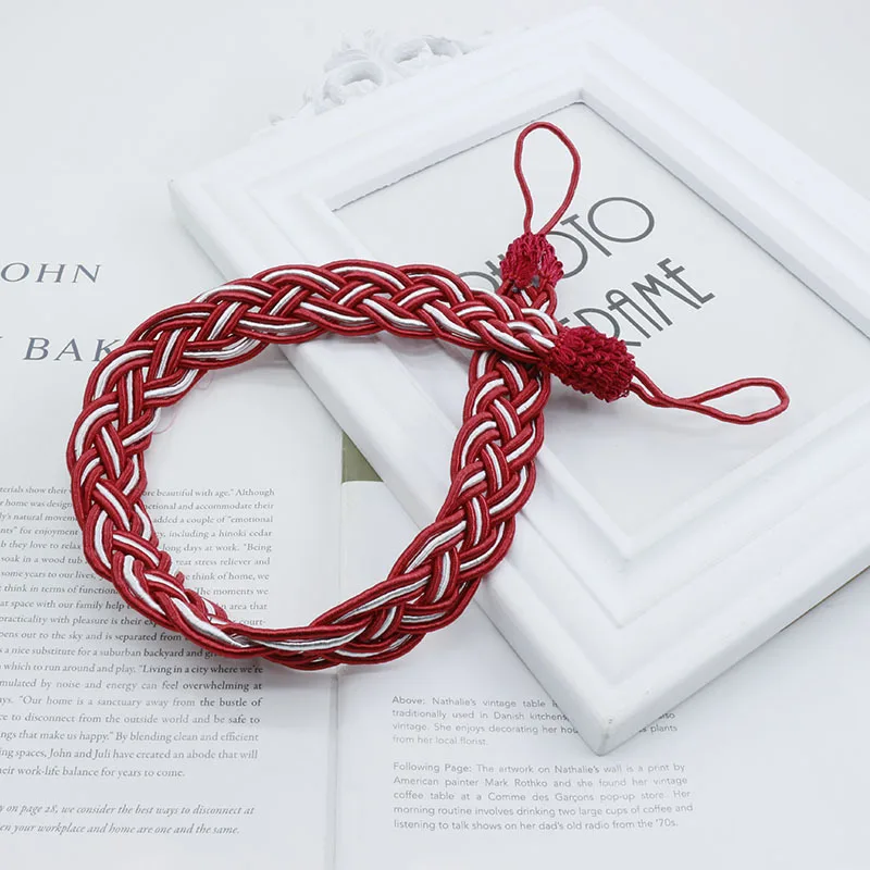 2 шт . подхват для штор зажимы ремешок кисточки ручной работы держатель зажим