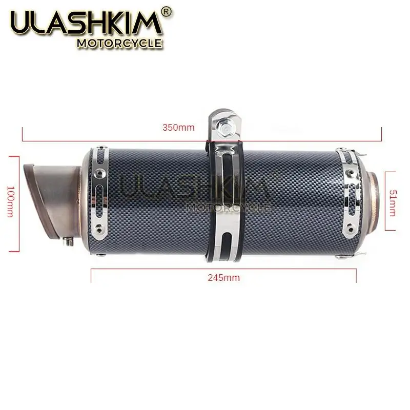 

Exhaust Slip On For YAMAHA FZ1 N S F FZAER FZ1N FZ1000 ZX1000 2005 To 2016 Motorcycle Exhaust Escape Muffler Middle Link Pipe