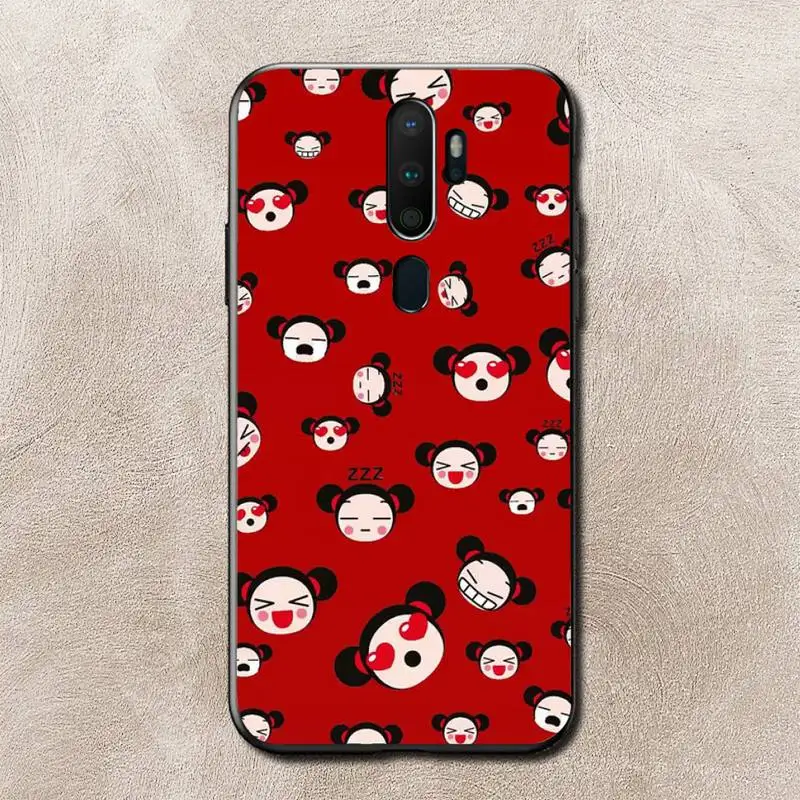 TOPLBPCS pucca China doll чехол для телефона Vivo Y91C Y11 17 19 67 81 Oppo A9 2020 Realme c3 | Мобильные телефоны