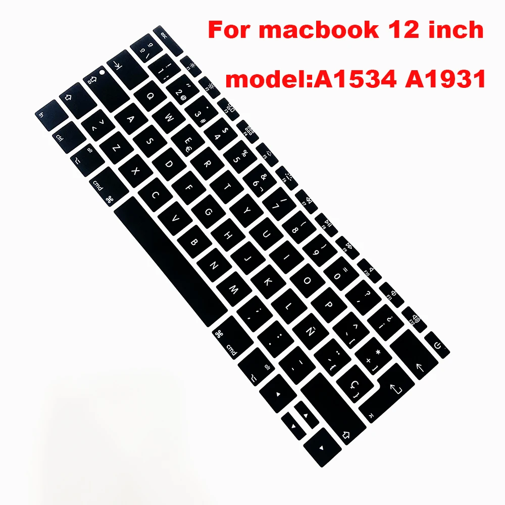 Spanish EU-Enter EU-Key Keyboard Cover Protector for Macbook Pro 13Air 11 12 15 touch bar A1706/A1466/A1707/A1990/A2159/A1932