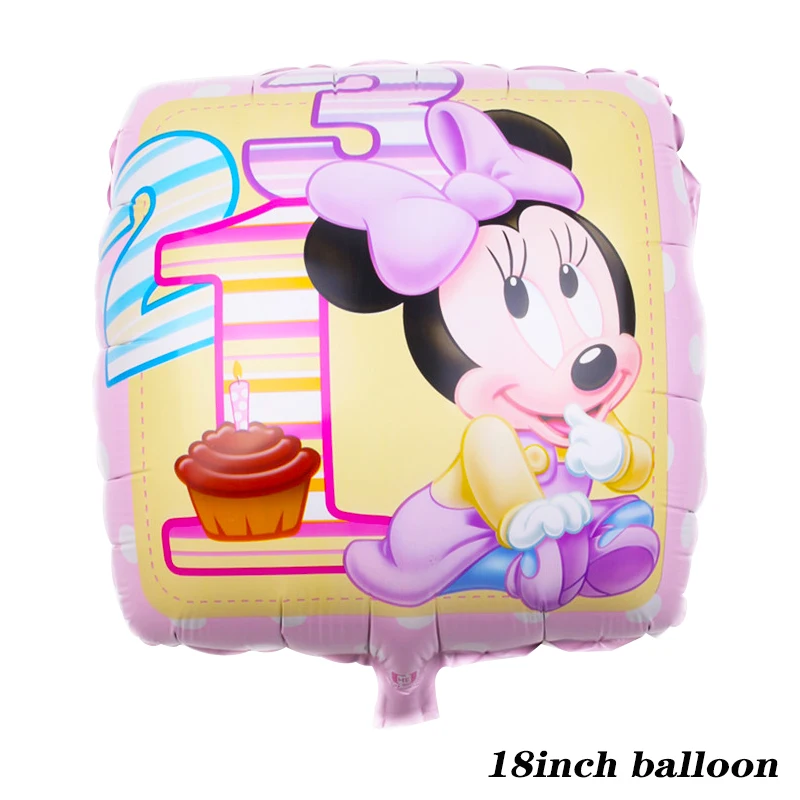 

Cartoon Mickey Mouse Theme Kid Party Decoration Balloons Children Birthday Party Decor Baby Shower Aluminum Foil Number Balloon
