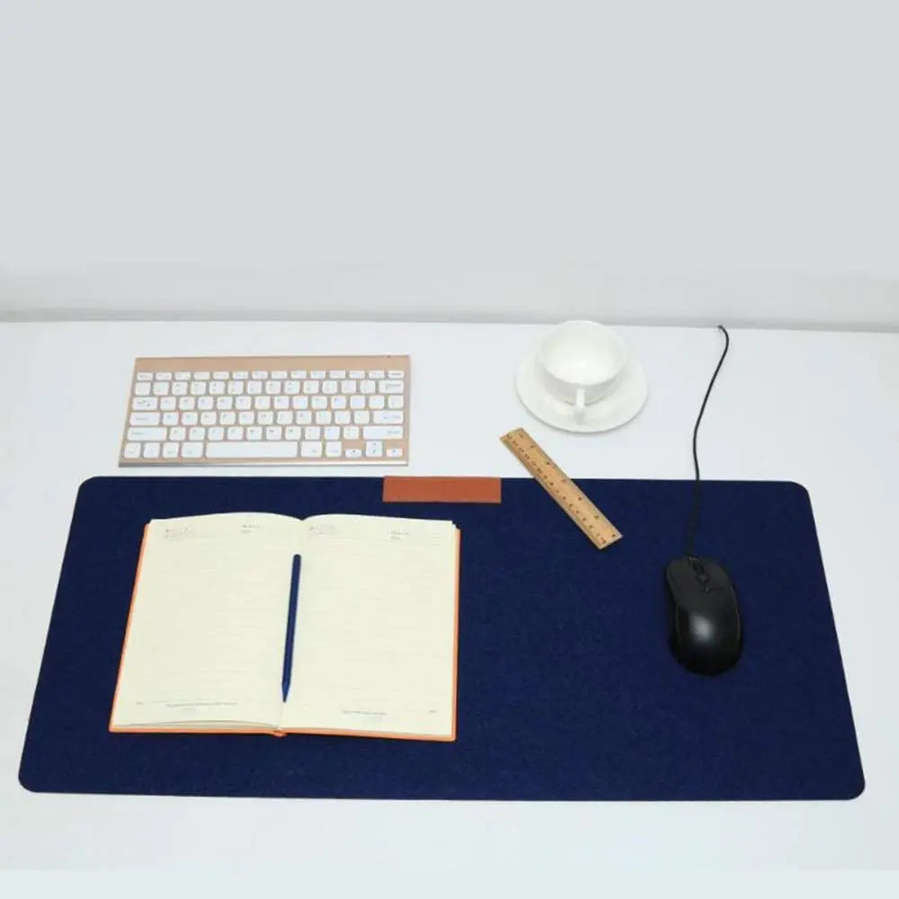

700x330mm Modern Table Pad Keyboard Mouse Pad Wool Felt Laptop Cushion Desk Mat Gamer Mousepad Mat Office Computer Desk Mat
