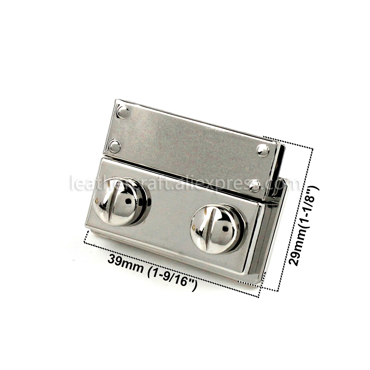 1x металлическая модная застежка с замком искусственная кожа женская сумка