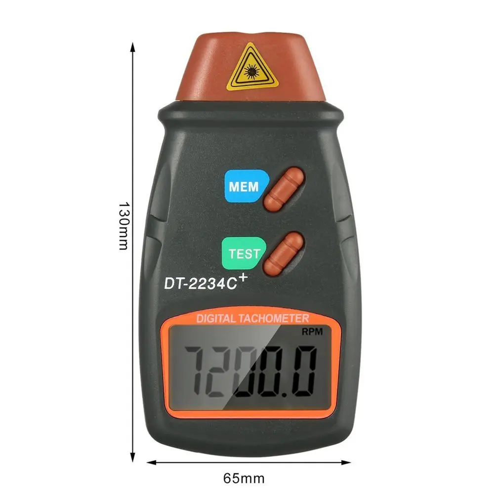 

Digital Laser Photo Tachometer Non Contact RPM Tach Digital Laser Tachometer Speedometer Speed Gauge Engine