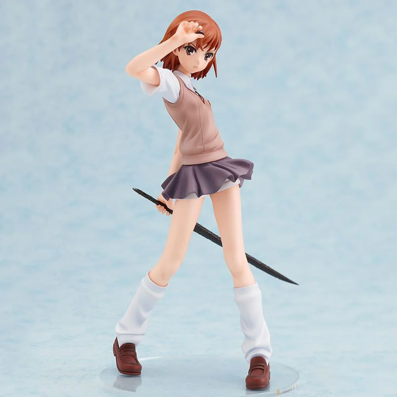 

16cm Anime To Aru Kagaku No Railgun Misaka Mikoto Action Figure PVC Bunny Girl Uniforms Collection Model DollsToys for Boy Gifts
