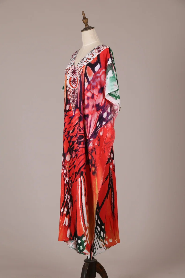 Пляжная накидка большого размера саронг пляжные кафтаны с запахом для женщин