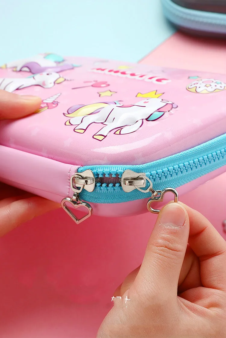 Пенал с единорогом чехол Kawaii милый пенал для карандашей trousse школьников большой емкости, Карандаш Чехол ручка чехол школьные принадлежности для девочек и мальчиков