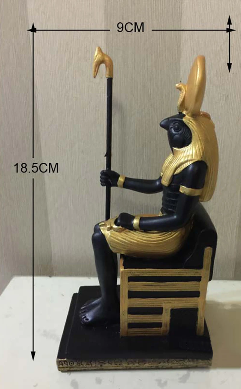 Египетские боги красоты египетская статуя для декора-сидя Isis(Auset), Osiris(Usiris), Mut, Bennu Коллекционная статуэтка, Египет - Цвет: D